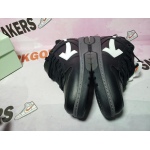 OFF-WHITE Out Of Office OOO Low Tops Black Grey White SS22,OMIA189C99LEA0011001 / OMIA189C99LEA0041001