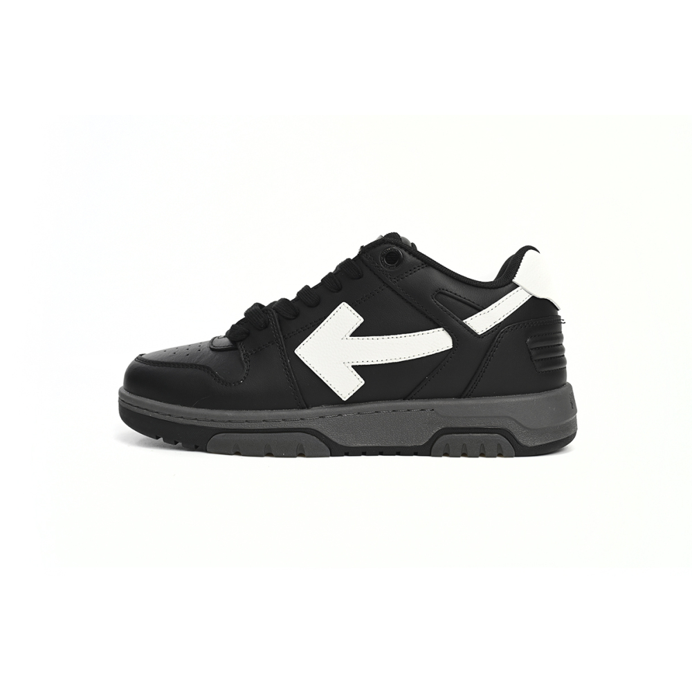 OFF-WHITE Out Of Office OOO Low Tops Black Grey White SS22,OMIA189C99LEA0011001 / OMIA189C99LEA0041001