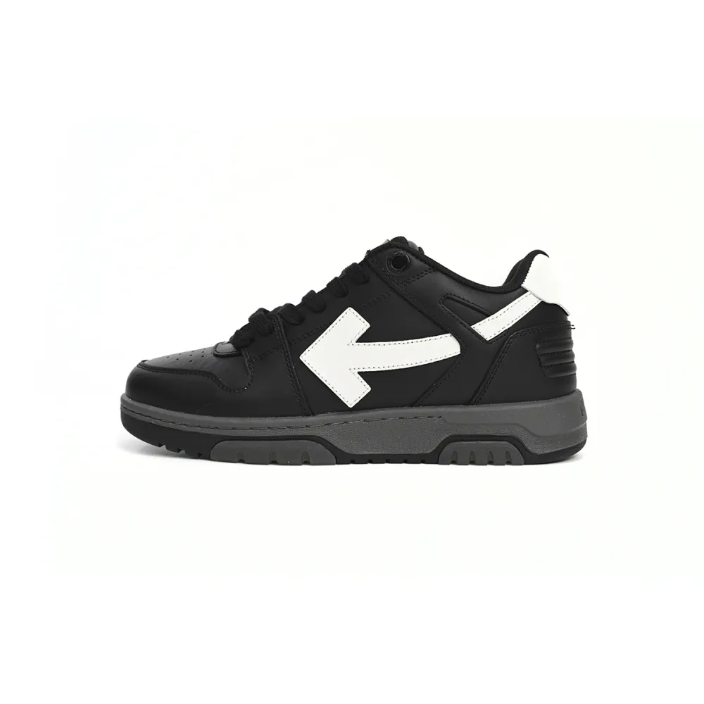 OFF-WHITE Out Of Office OOO Low Tops Black Grey White SS22,OMIA189C99LEA0011001 / OMIA189C99LEA0041001