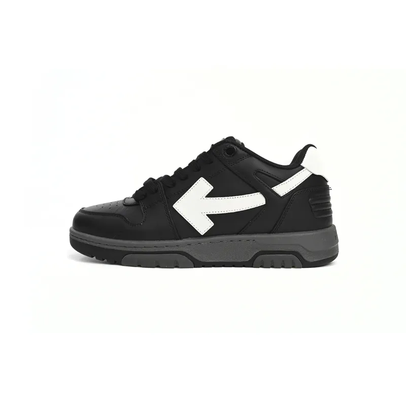 OFF-WHITE Out Of Office OOO Low Tops Black Grey White SS22,OMIA189C99LEA0011001 / OMIA189C99LEA0041001