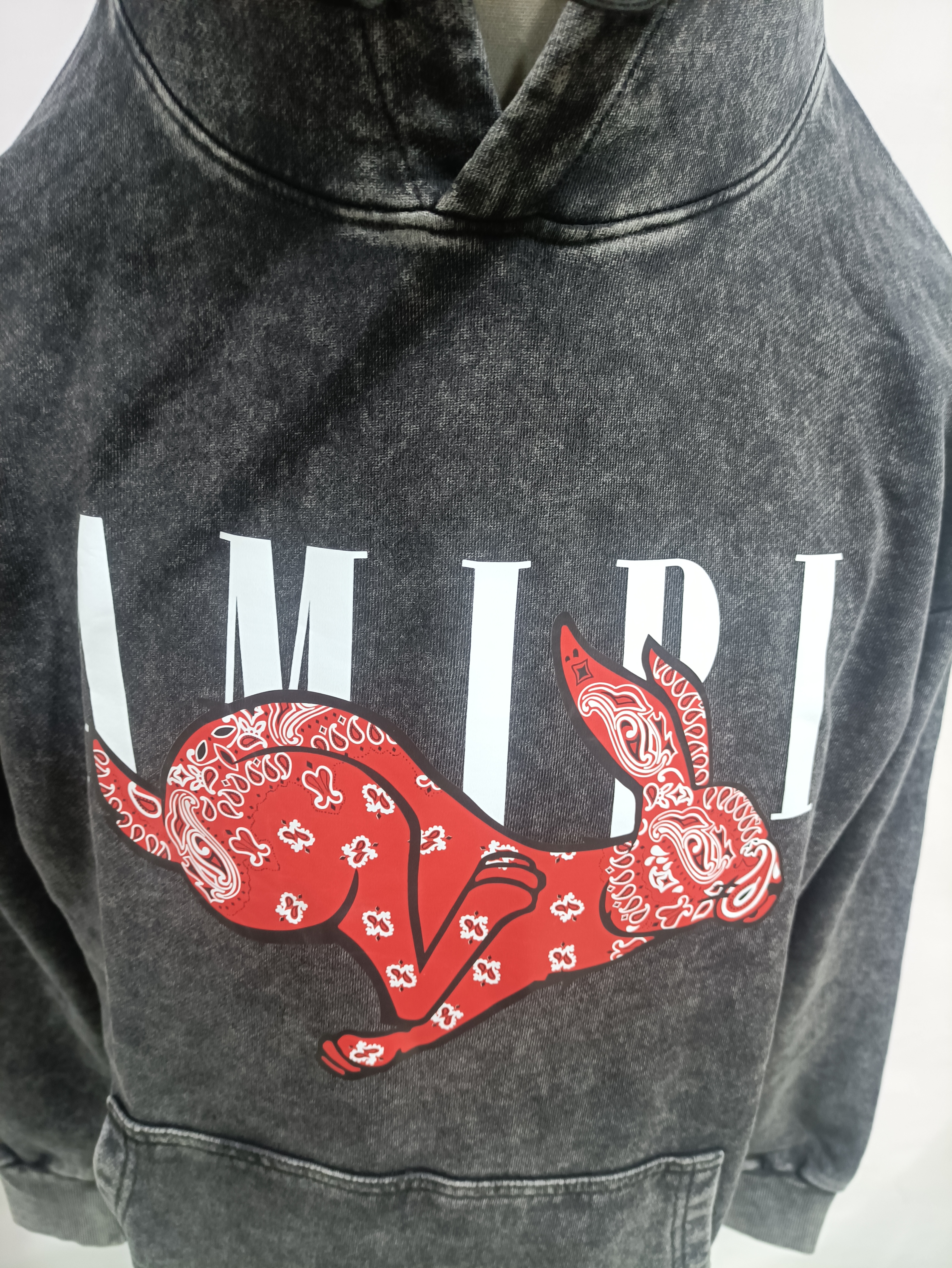 PKGoden Amiri Hoodie Black and Green, syt076