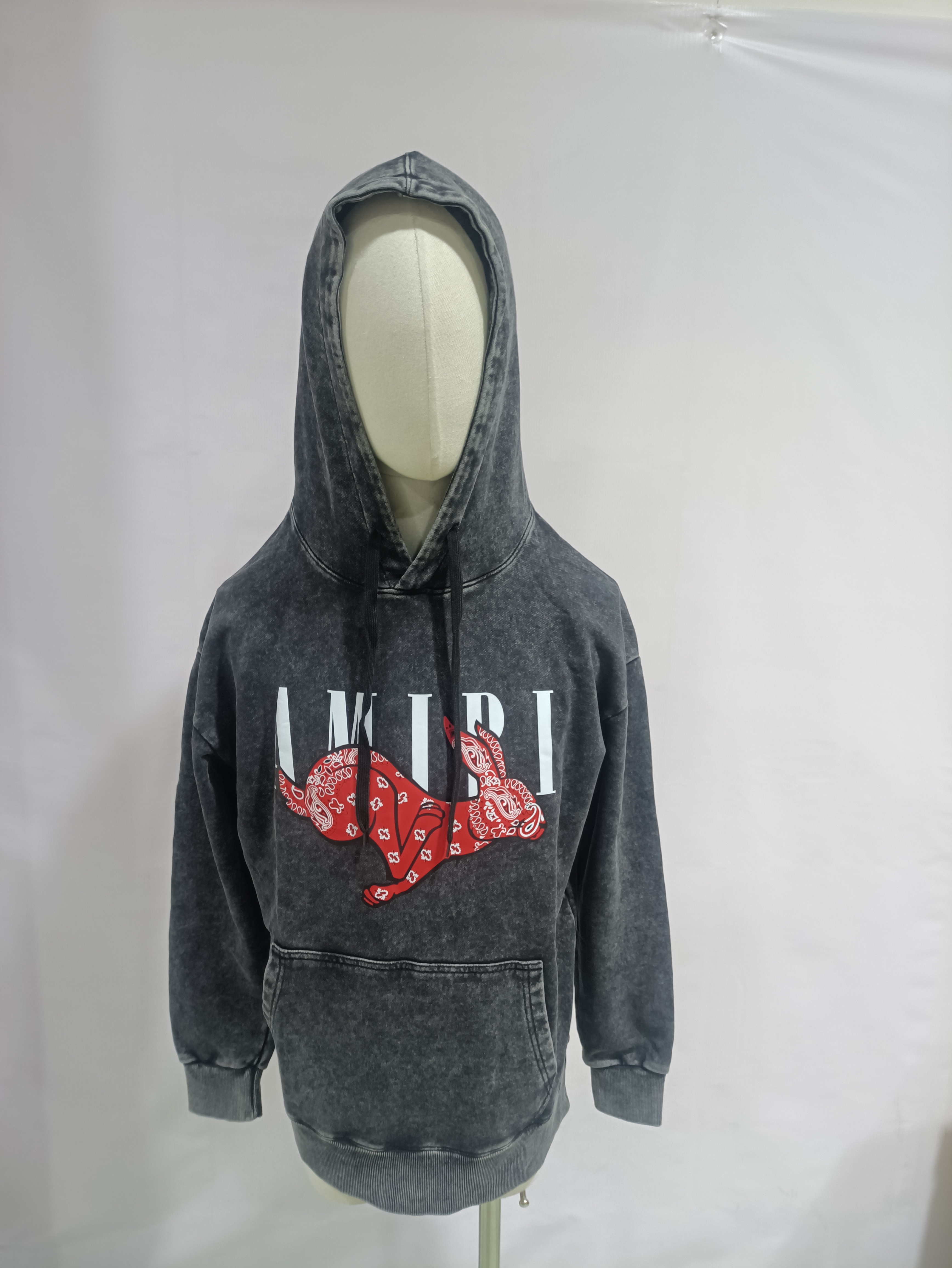 PKGoden Amiri Hoodie Black and Green, syt076