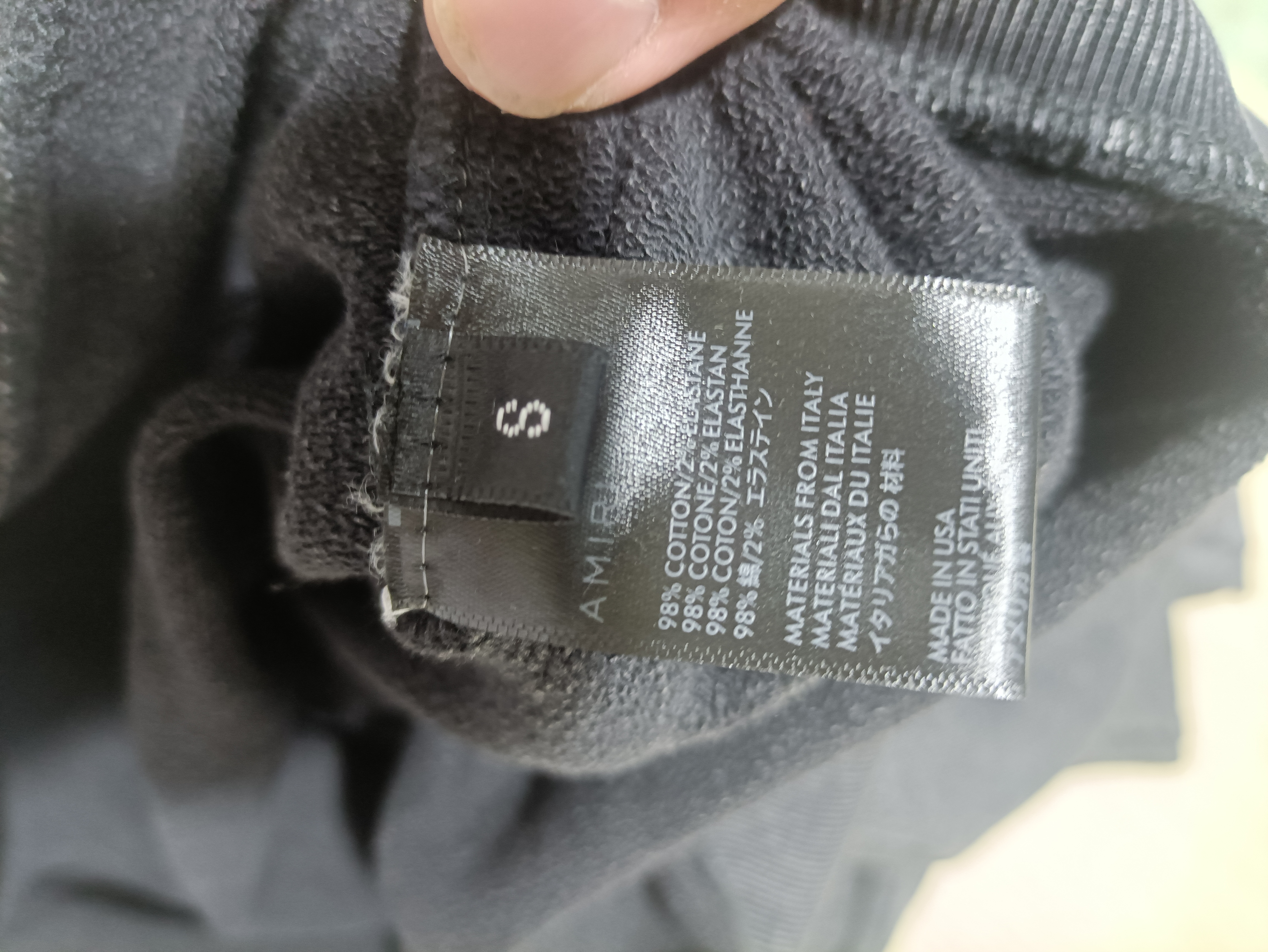 PKGoden Amiri Hoodie Black and Green, syt076