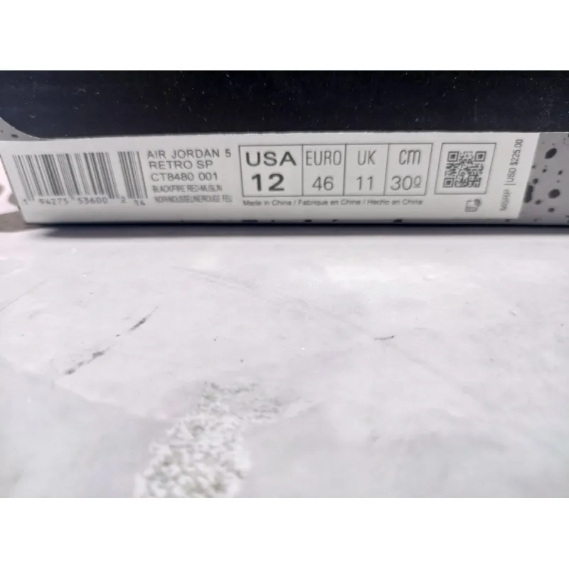PKGoden Jordan 5 Retro Off-White Black CT8480-001