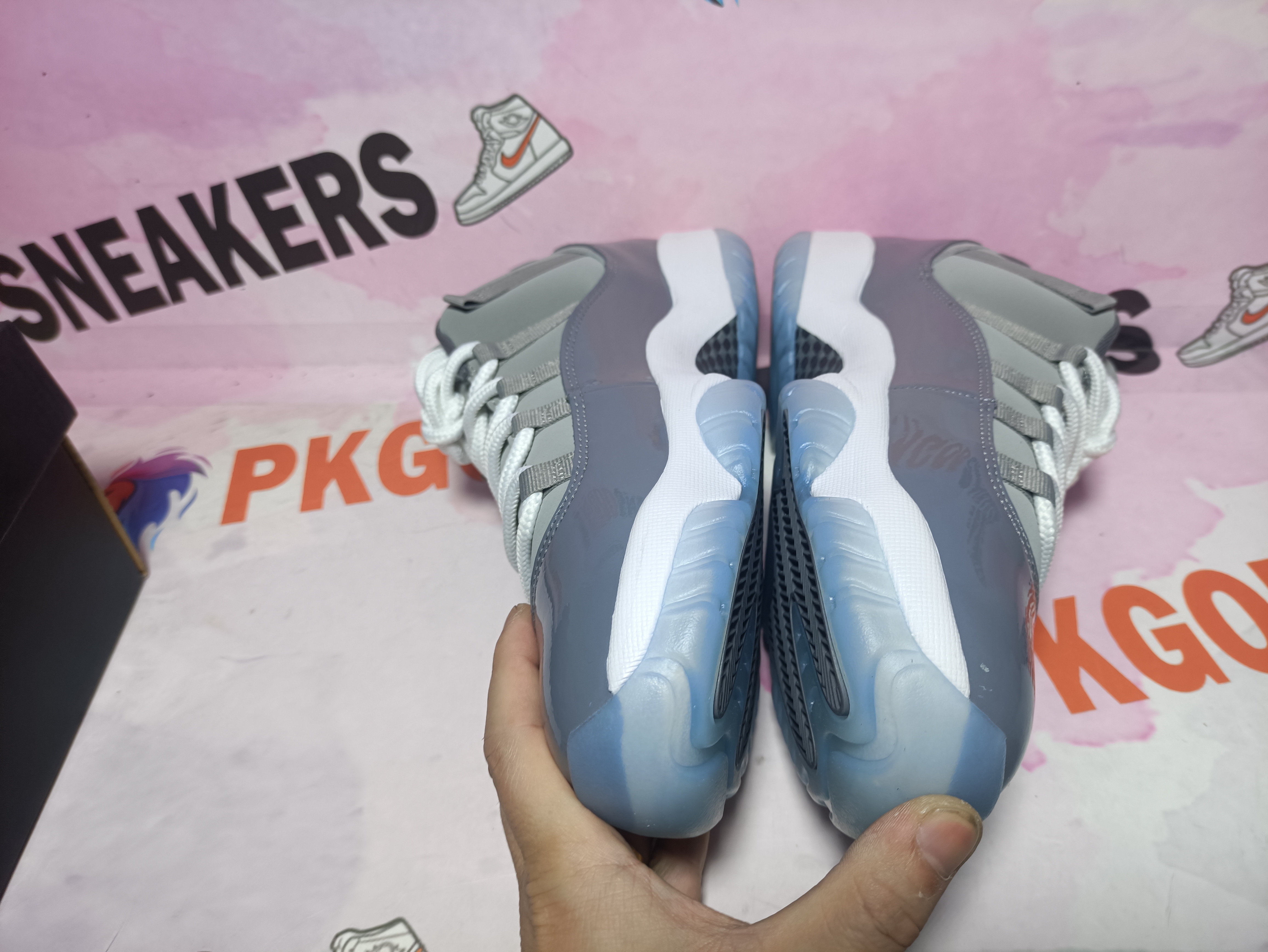 PKGoden Jordan 11 Retro Low Cool Grey 528895-003