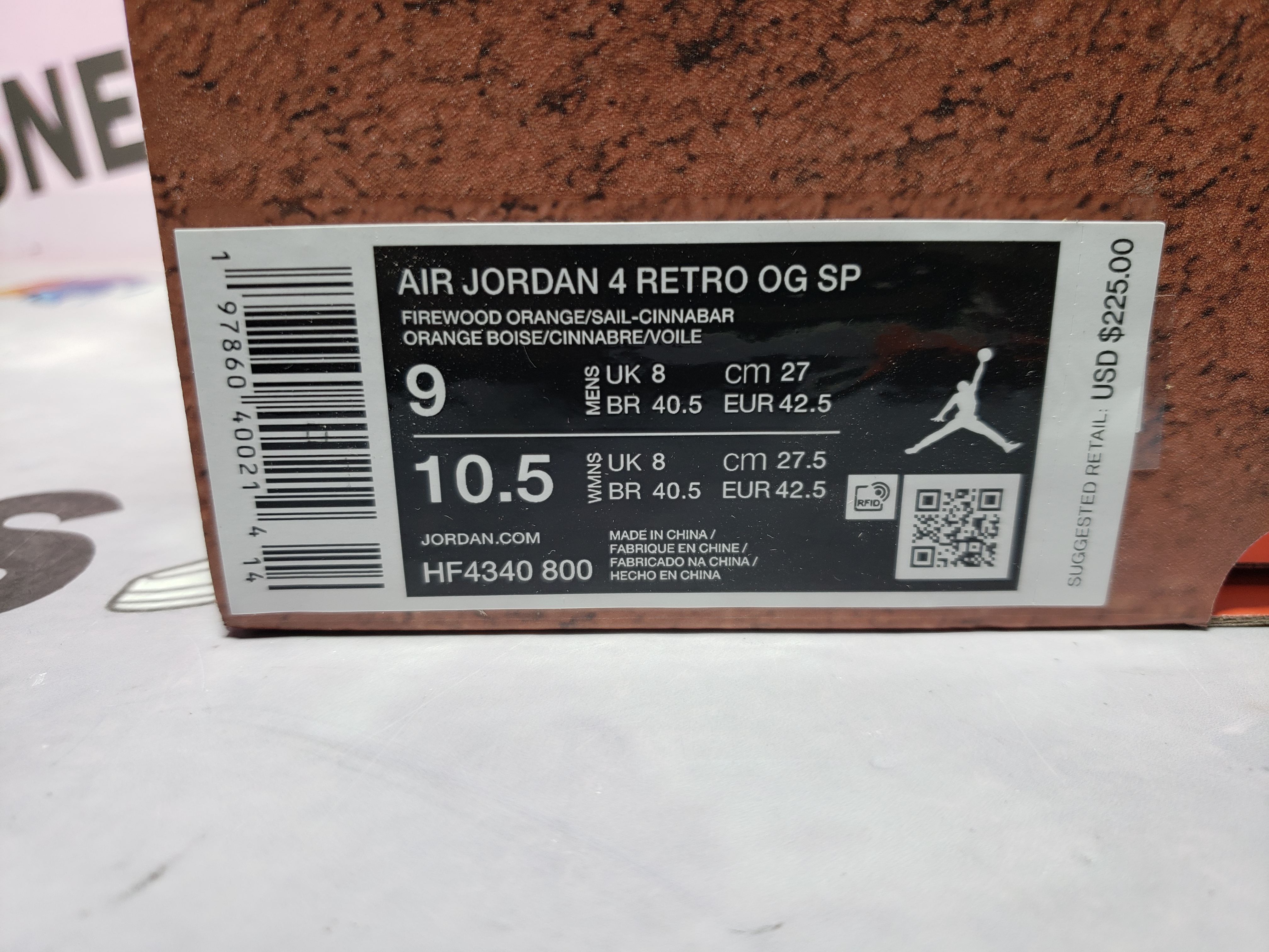 PKGoden Air Jordan 4 Nigel Brick by Brick,HF4340-800