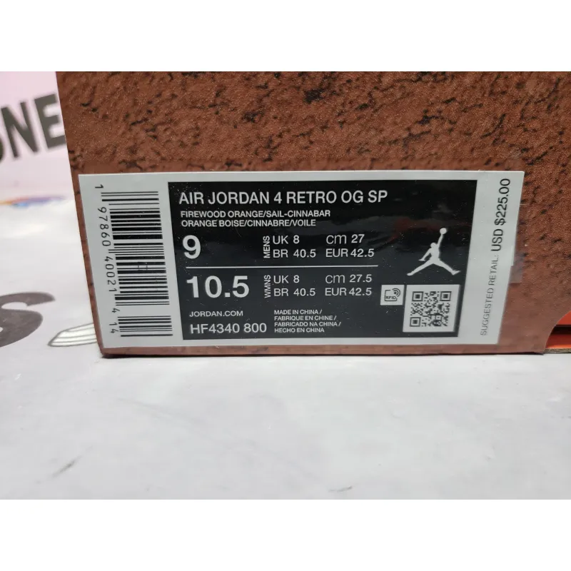 PKGoden Air Jordan 4 Nigel Brick by Brick,HF4340-800