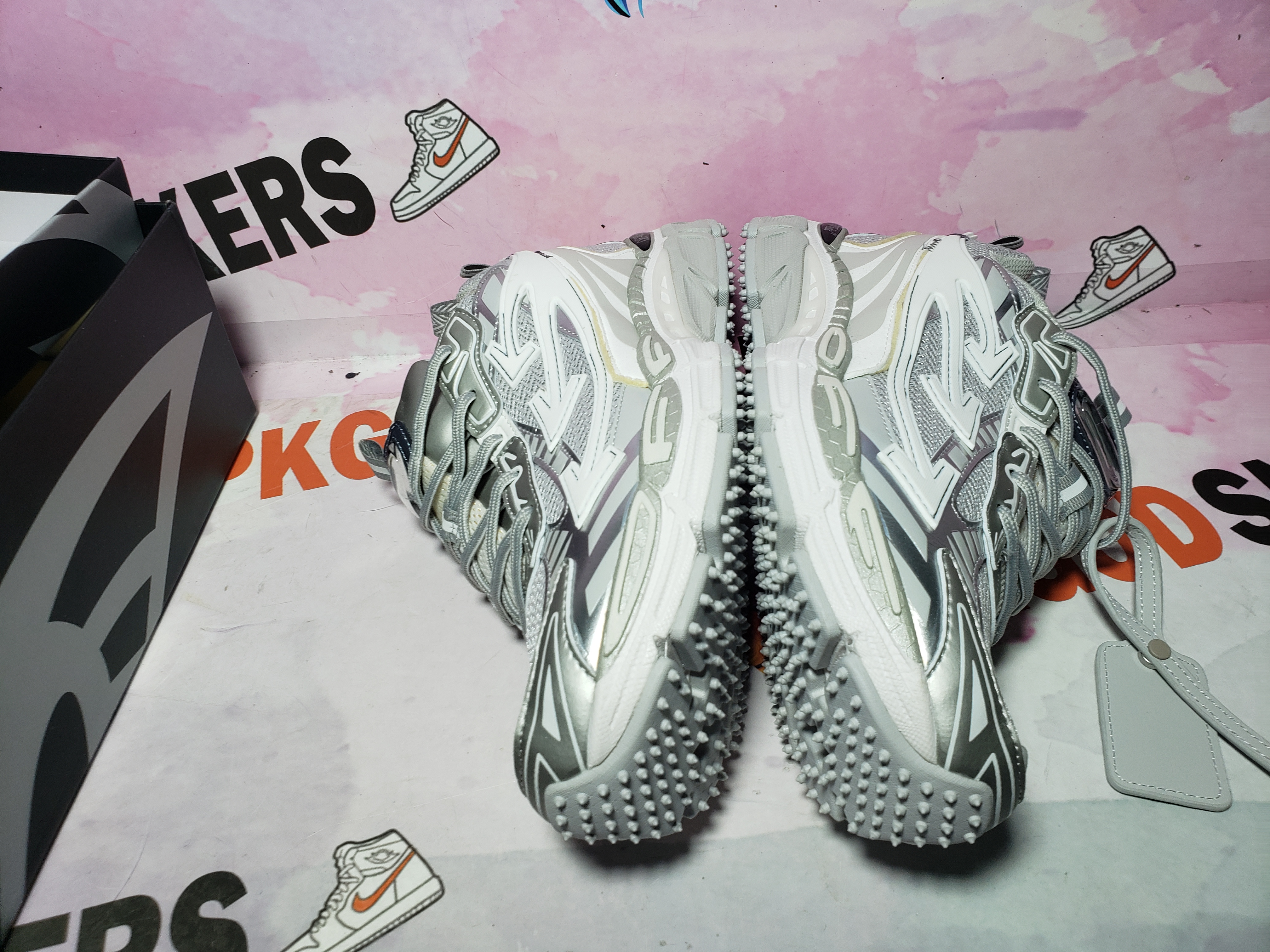 PKGoden OFF-WHITE Military White Gray OMIA295F24 FAB00 10606