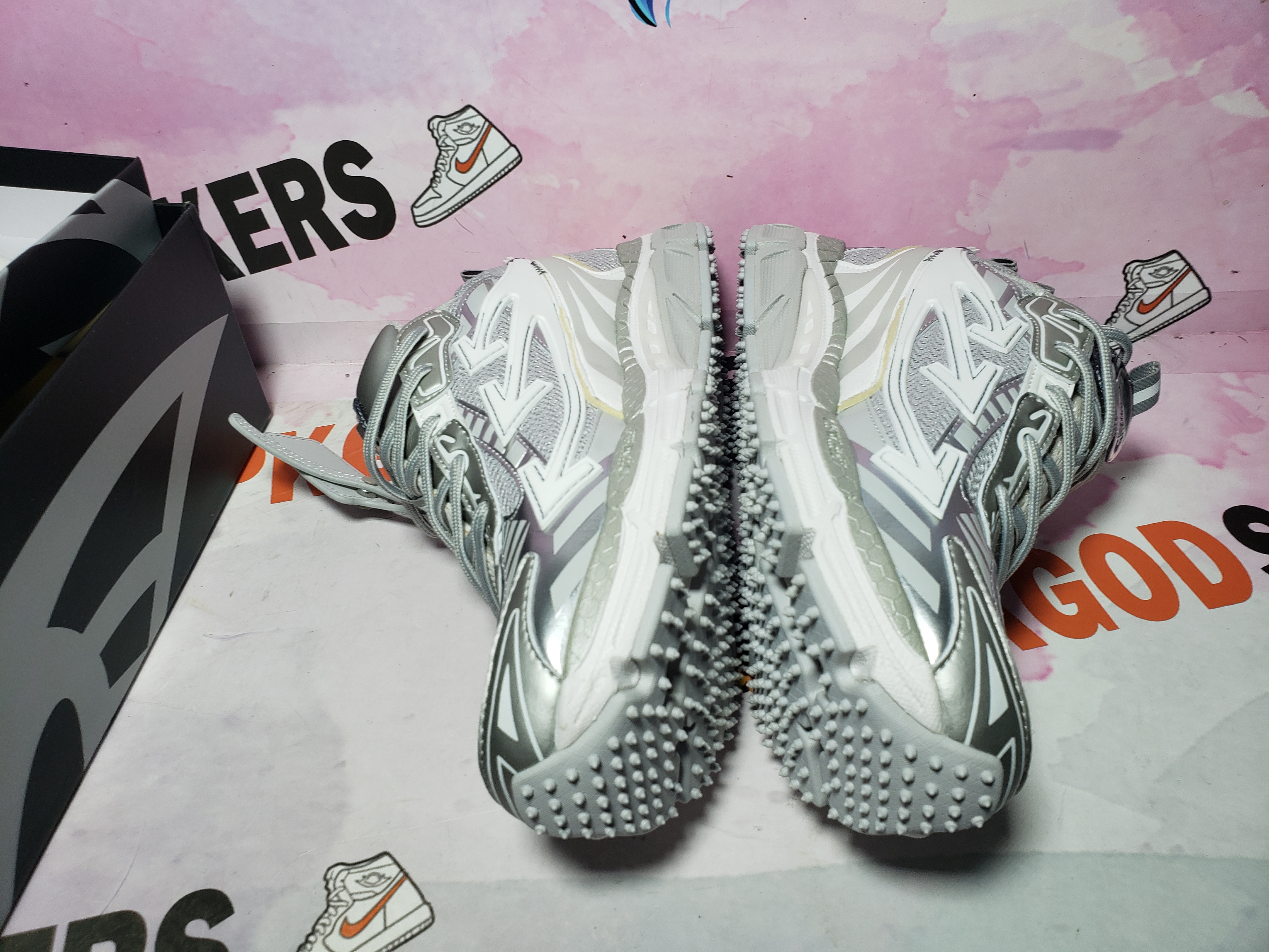 PKGoden OFF-WHITE Military White Gray OMIA295F24 FAB00 10606