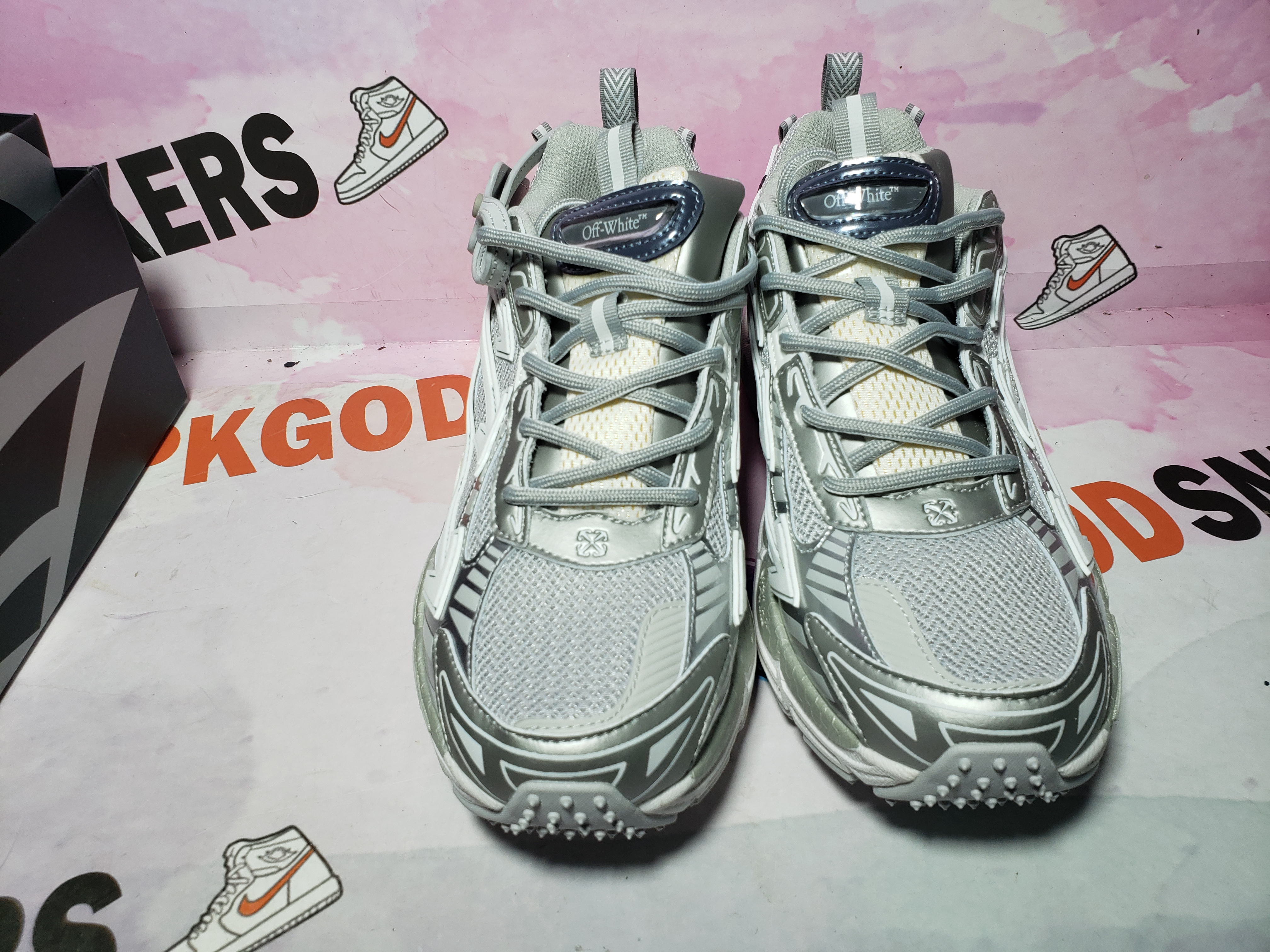 PKGoden OFF-WHITE Military White Gray OMIA295F24 FAB00 10606