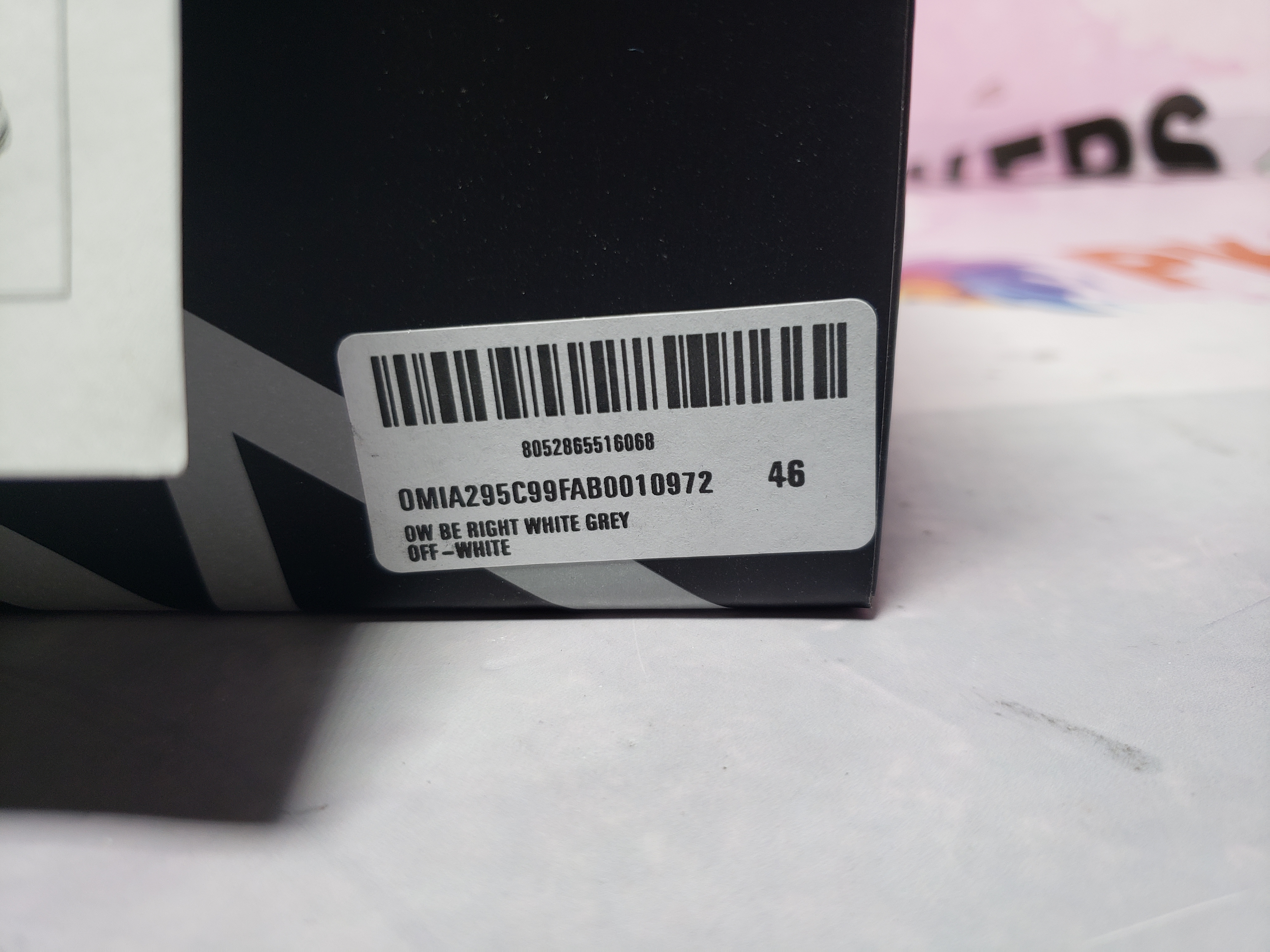 PKGoden OFF-WHITE Military White Gray OMIA295F24 FAB00 10606