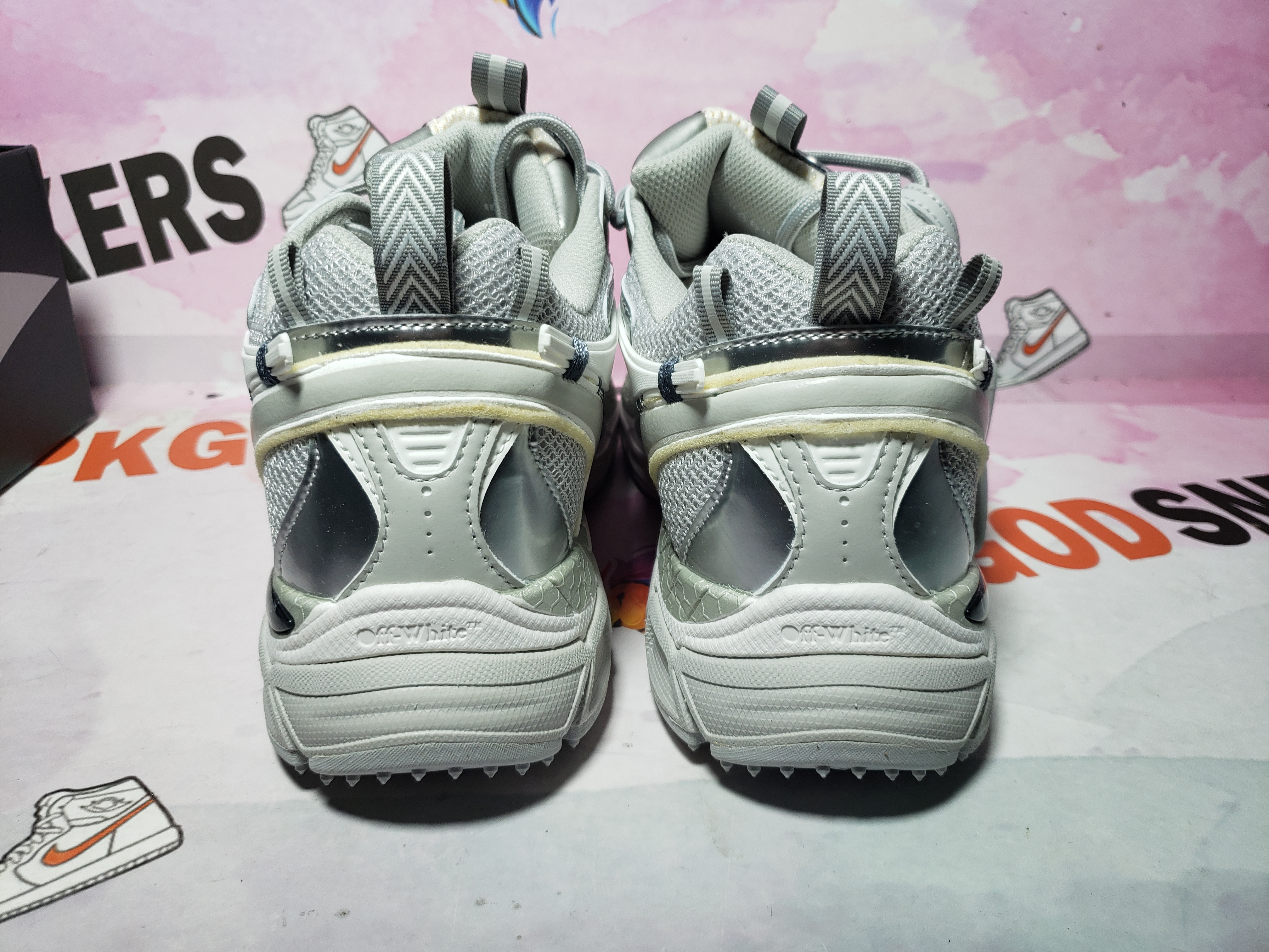 PKGoden OFF-WHITE Military White Gray OMIA295F24 FAB00 10606