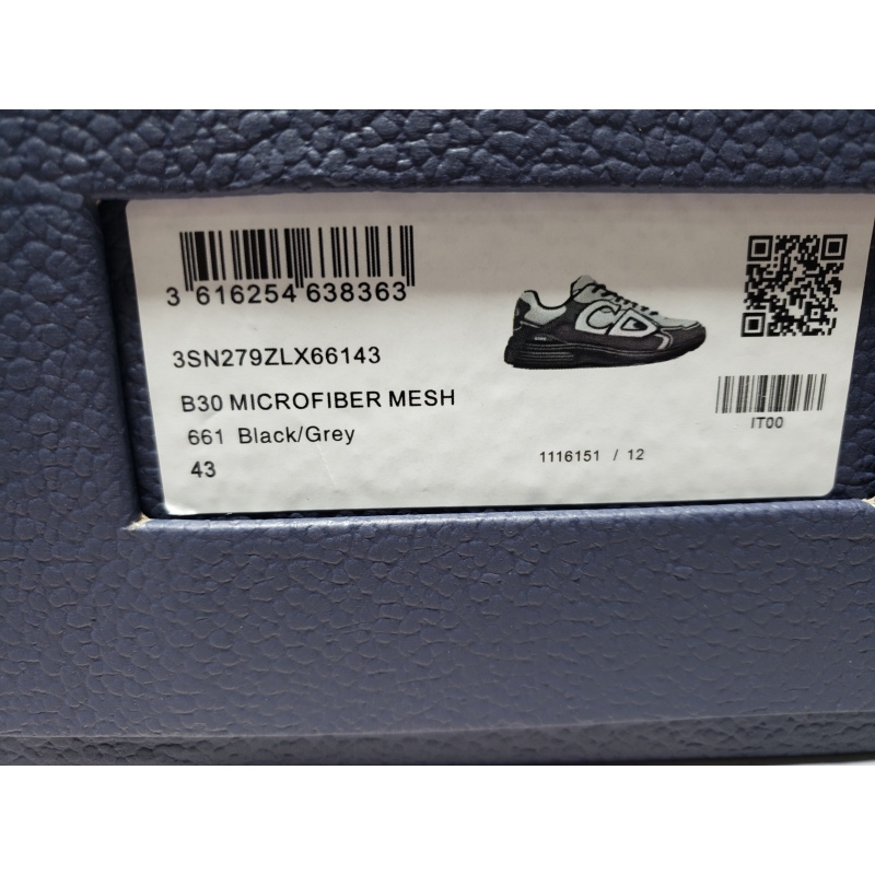 PKGoden Dior B30 Light Grey Sneakers Dark Gray