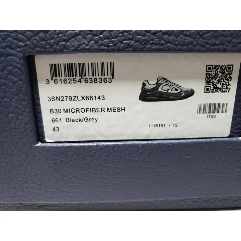 PKGoden Dior B30 Light Grey Sneakers Dark Gray