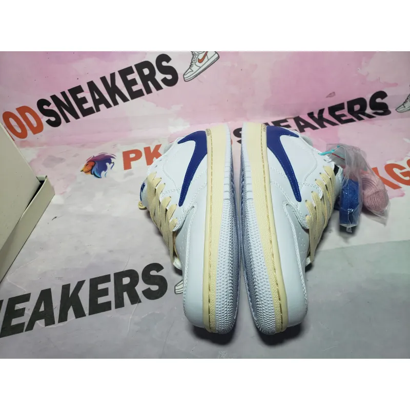 BoostMasterLin Travis Scott x Air Jordan 1 Low White Blue DH68369-186