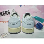BoostMasterLin Travis Scott x Air Jordan 1 Low White Blue DH68369-186