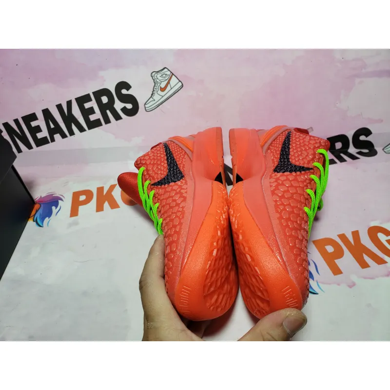 🔥Flash Sale 99$🔥PKGoden Kobe 6 Protro Reverse Grinch FV4921-600
