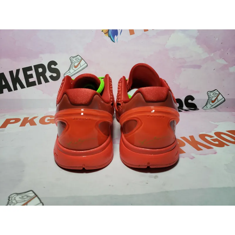 🔥Flash Sale 99$🔥PKGoden Kobe 6 Protro Reverse Grinch FV4921-600