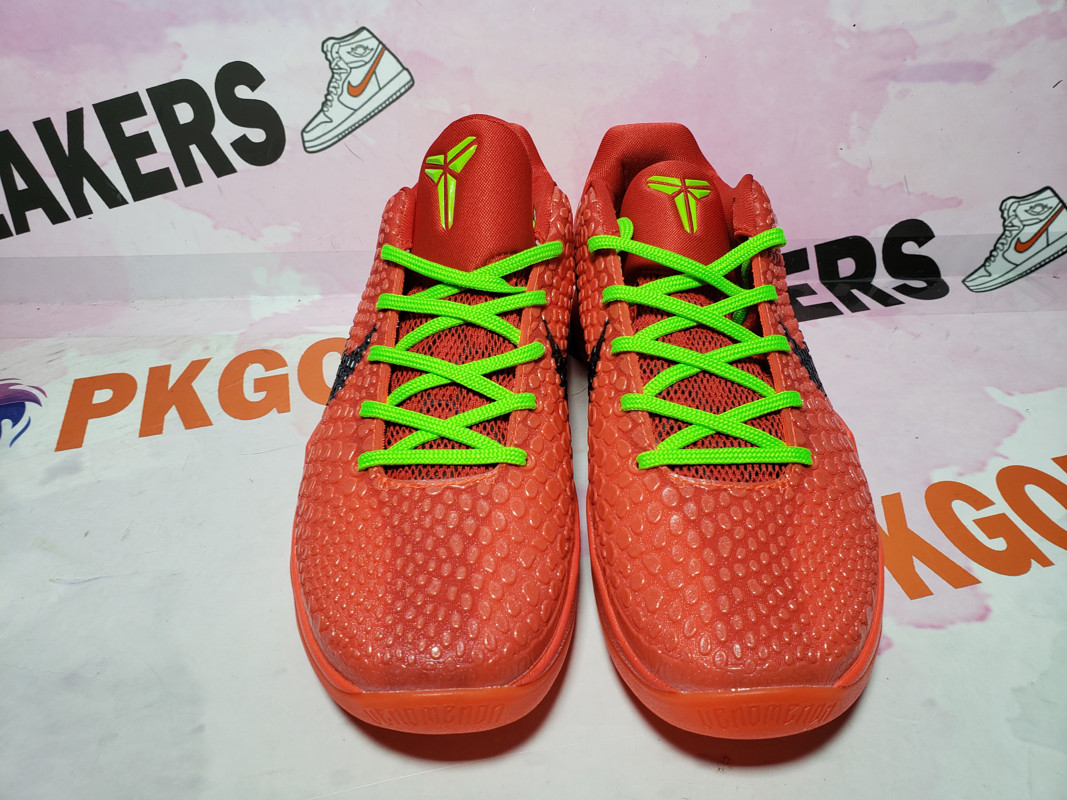 🔥Flash Sale 99$🔥PKGoden Kobe 6 Protro Reverse Grinch FV4921-600