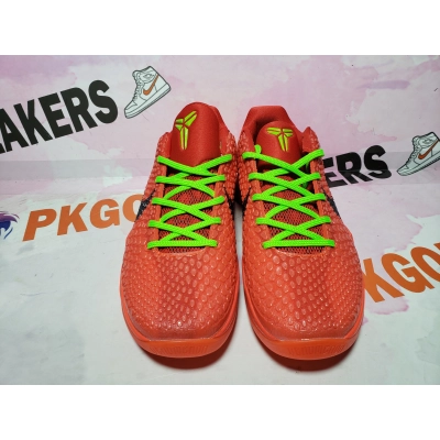 🔥Flash Sale 99$🔥PKGoden Kobe 6 Protro Reverse Grinch FV4921-600 02