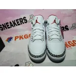 PKGoden Air Jordan 3 Retro Free Throw Line White Cement 923096-101