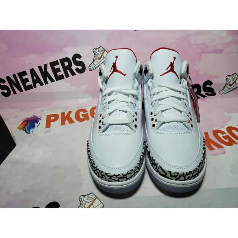 PKGoden Air Jordan 3 Retro Free Throw Line White Cement 923096-101