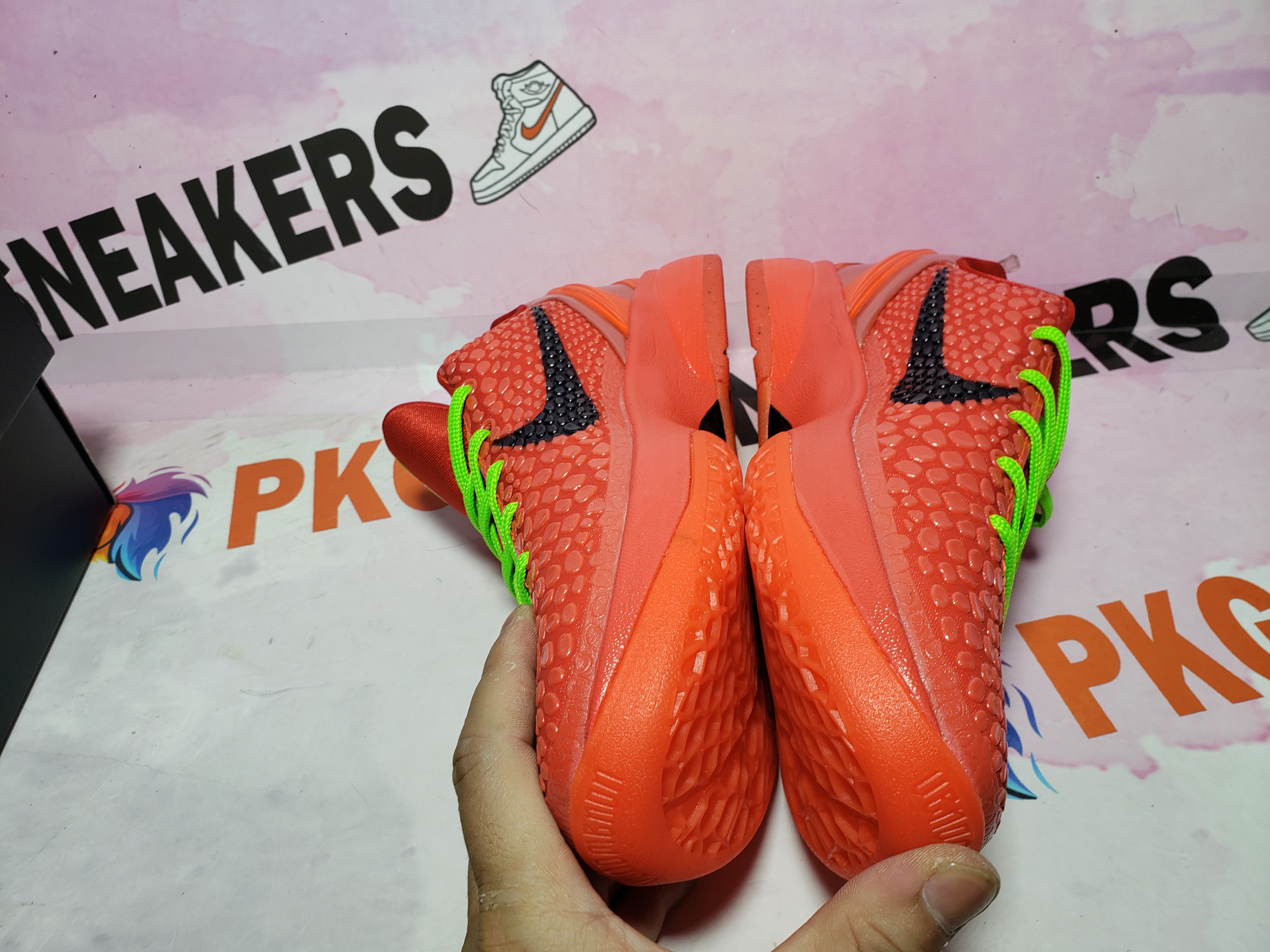 PKGoden Kobe 6 Protro Reverse Grinch FV4921-600