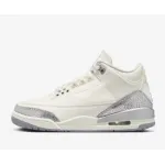 PKGoden Air Jordan 3 Retro 'Sail Metallic Silver',CK9246-100