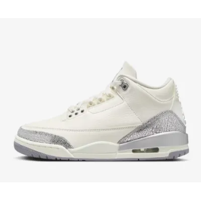 PKGoden Air Jordan 3 Retro 'Sail Metallic Silver',CK9246-100 01