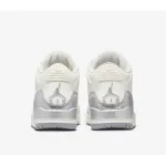 PKGoden Air Jordan 3 Retro 'Sail Metallic Silver',CK9246-100
