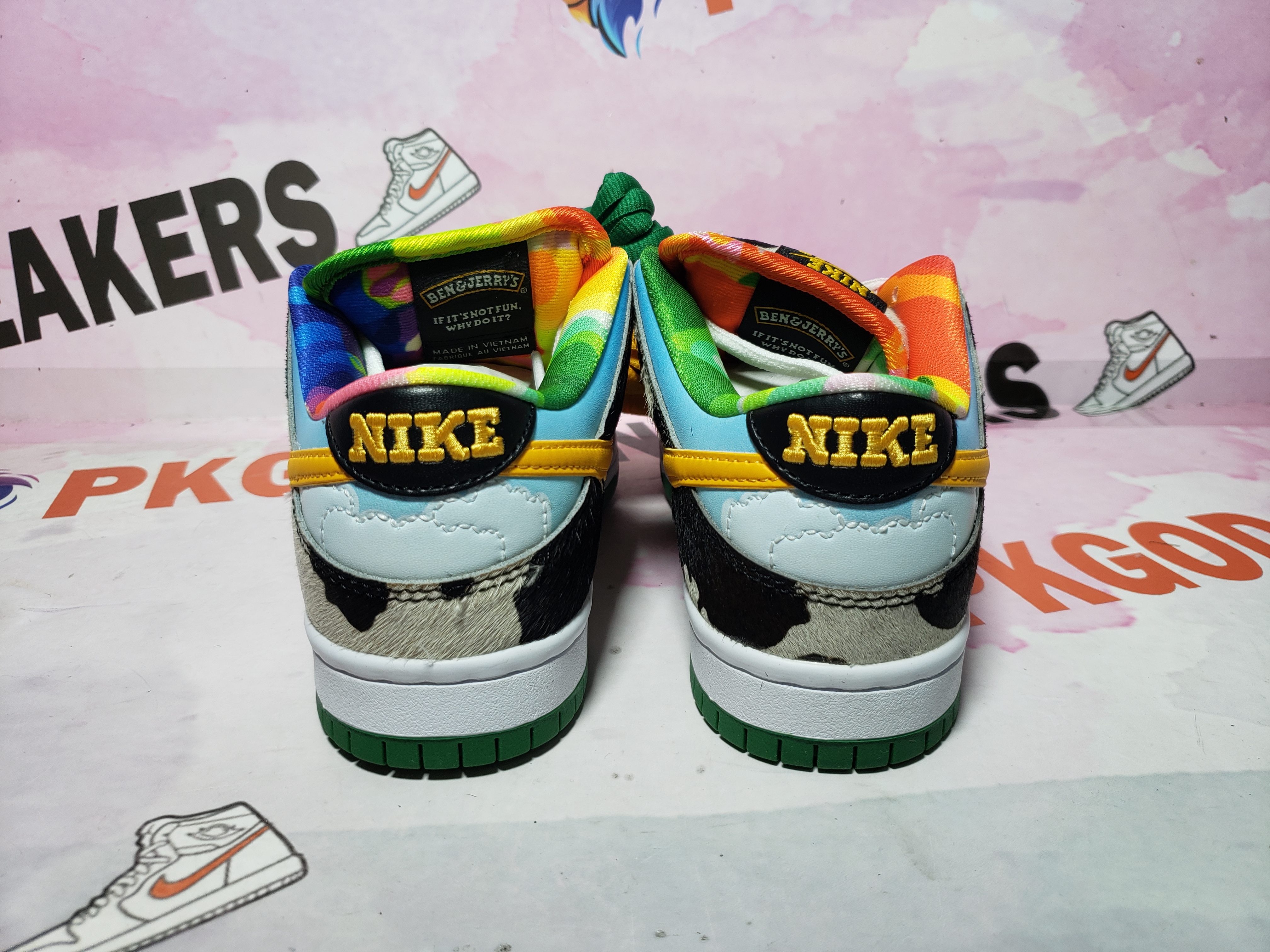 PKGoden SB Dunk Low Ben & Jerry's Chunky Dunky CU3244-100