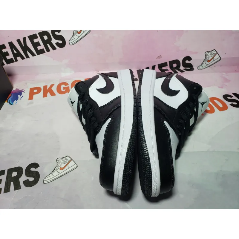 BoostMasterLin Air Jordan 1 Low Black And White DC0774-101