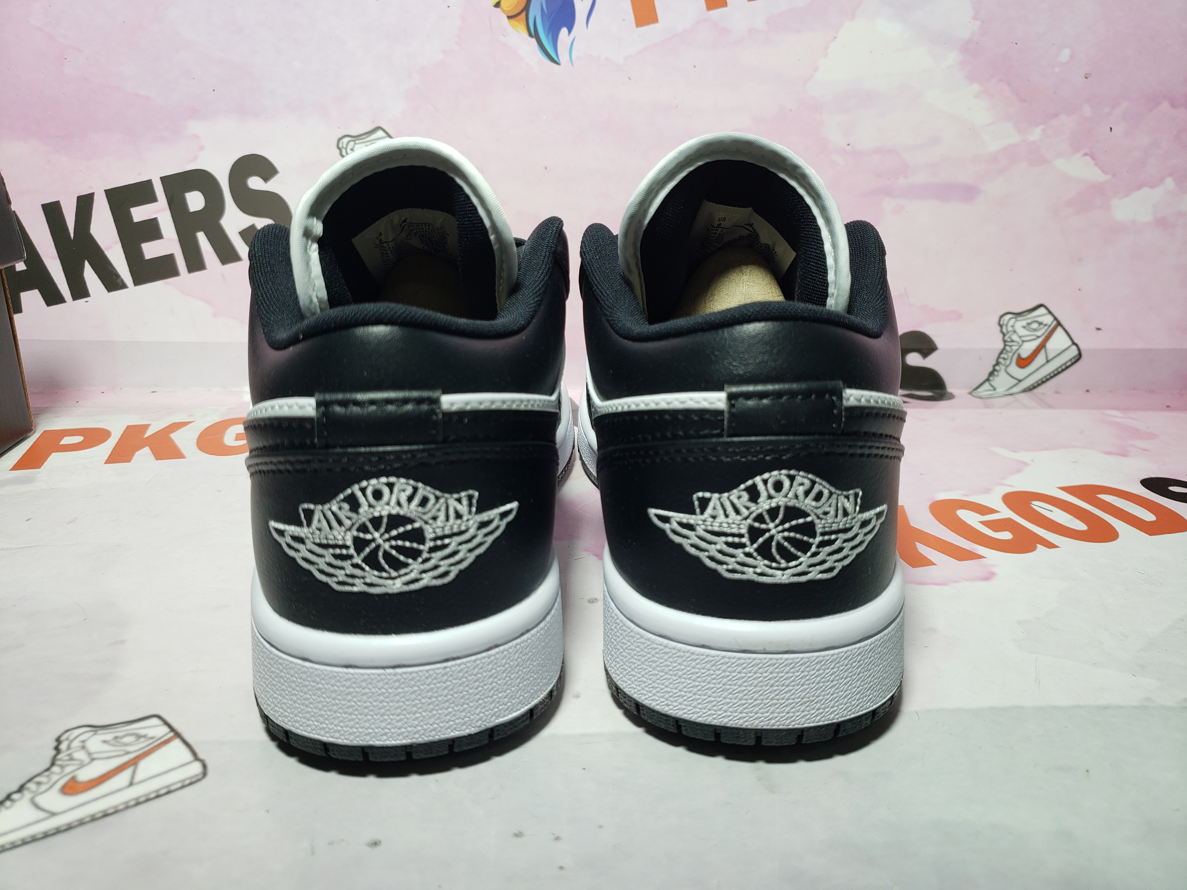 BoostMasterLin Air Jordan 1 Low Black And White DC0774-101