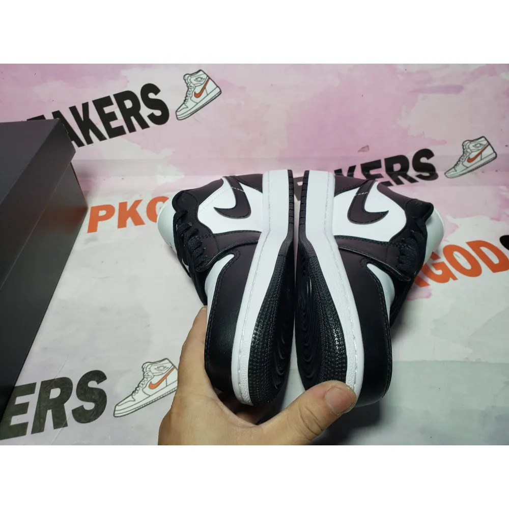 BoostMasterLin Air Jordan 1 Low Black And White DC0774-101