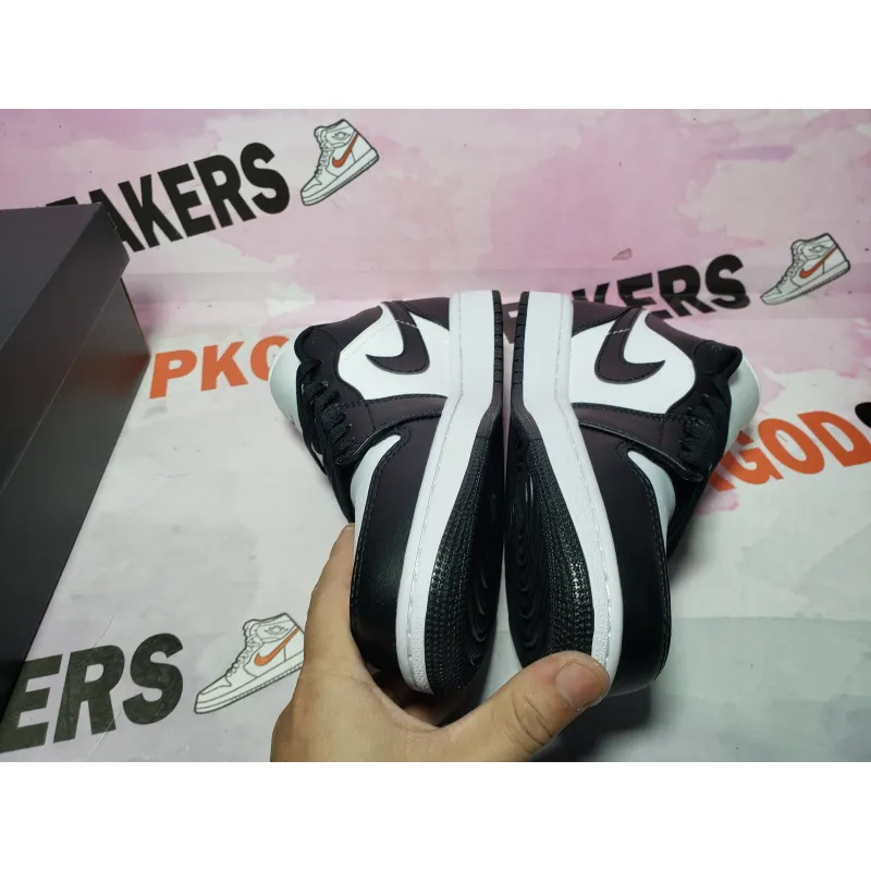 BoostMasterLin Air Jordan 1 Low Black And White DC0774-101