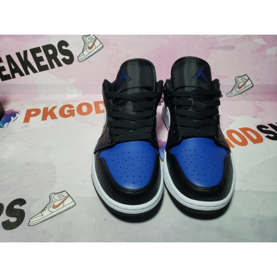G5 Air Jordan 1 Low Black Royal Toe 553558-042  02