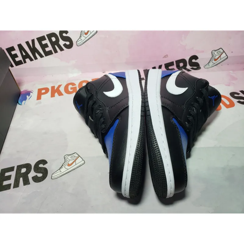 G5 Air Jordan 1 Low Black Royal Toe 553558-042 