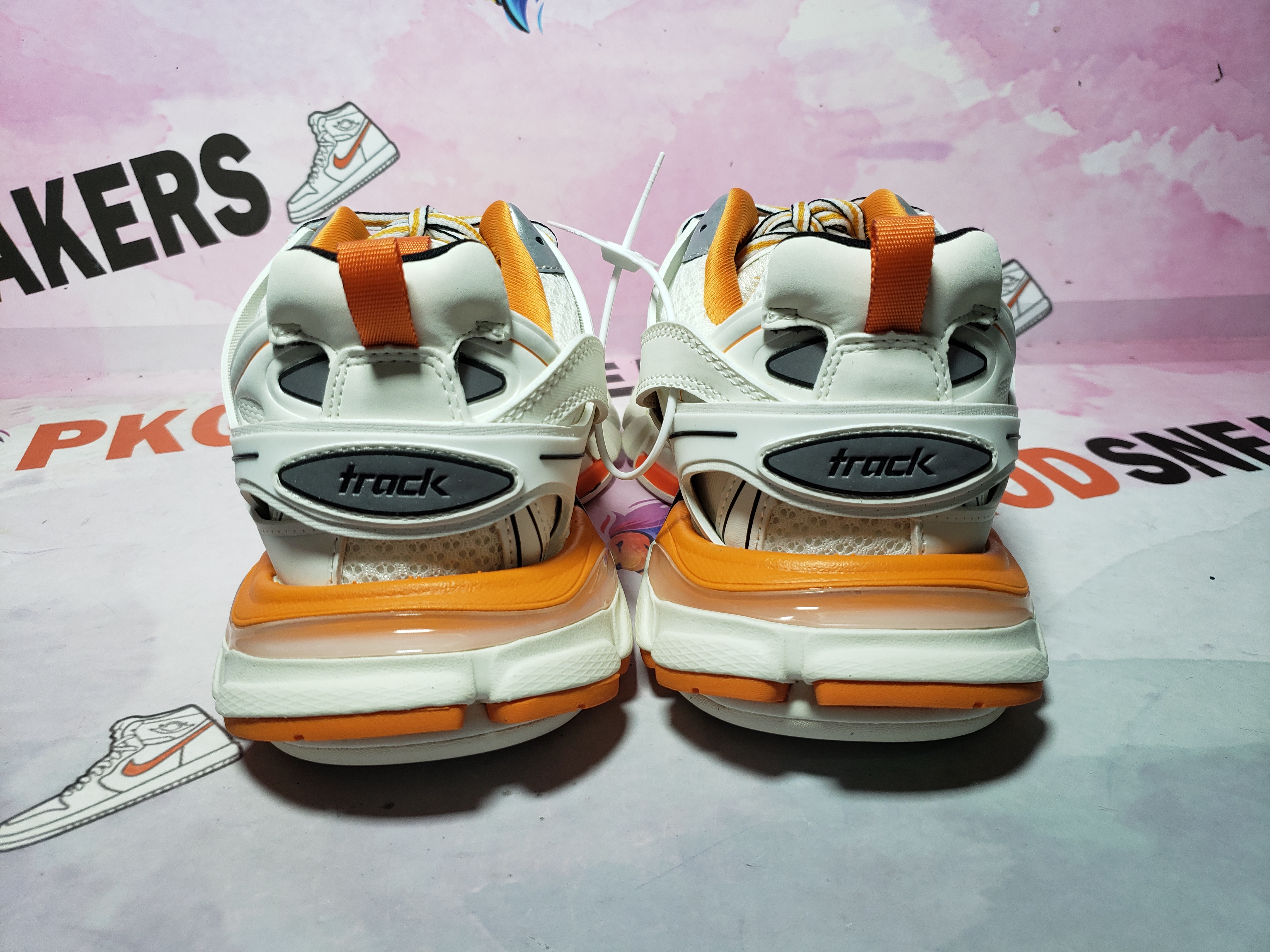 PKGoden Balenciaga  3rd Tess S. White Orange Black 542436 W1GB1 9059