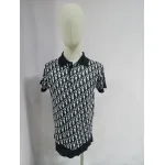 Dior monogram full print knitted POLO1