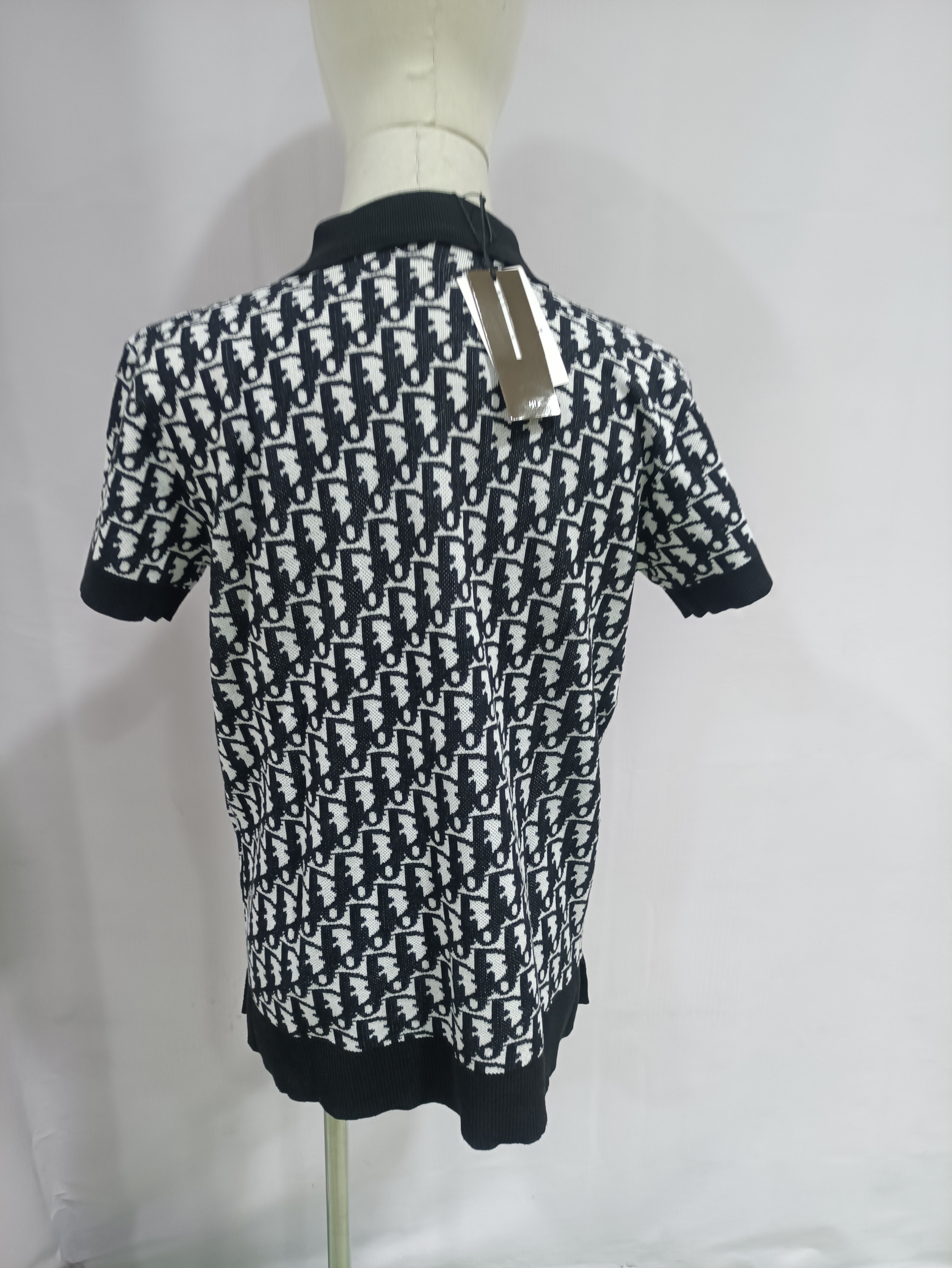 Dior monogram full print knitted POLO1