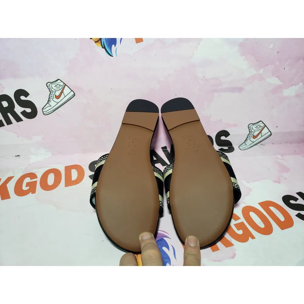 PKGoden Dior Dway Slide Black
