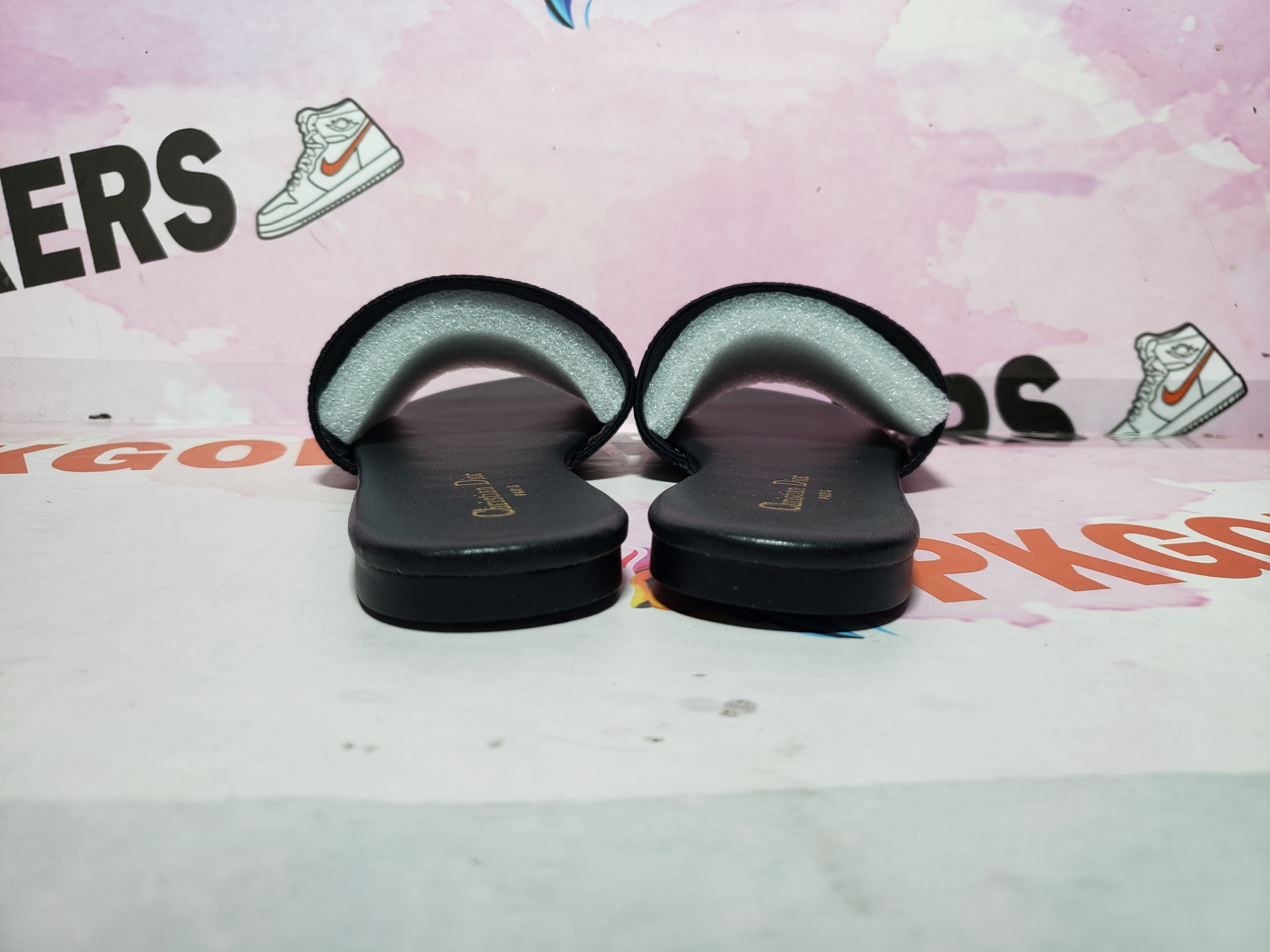 PKGoden Dior Dway Slide Black