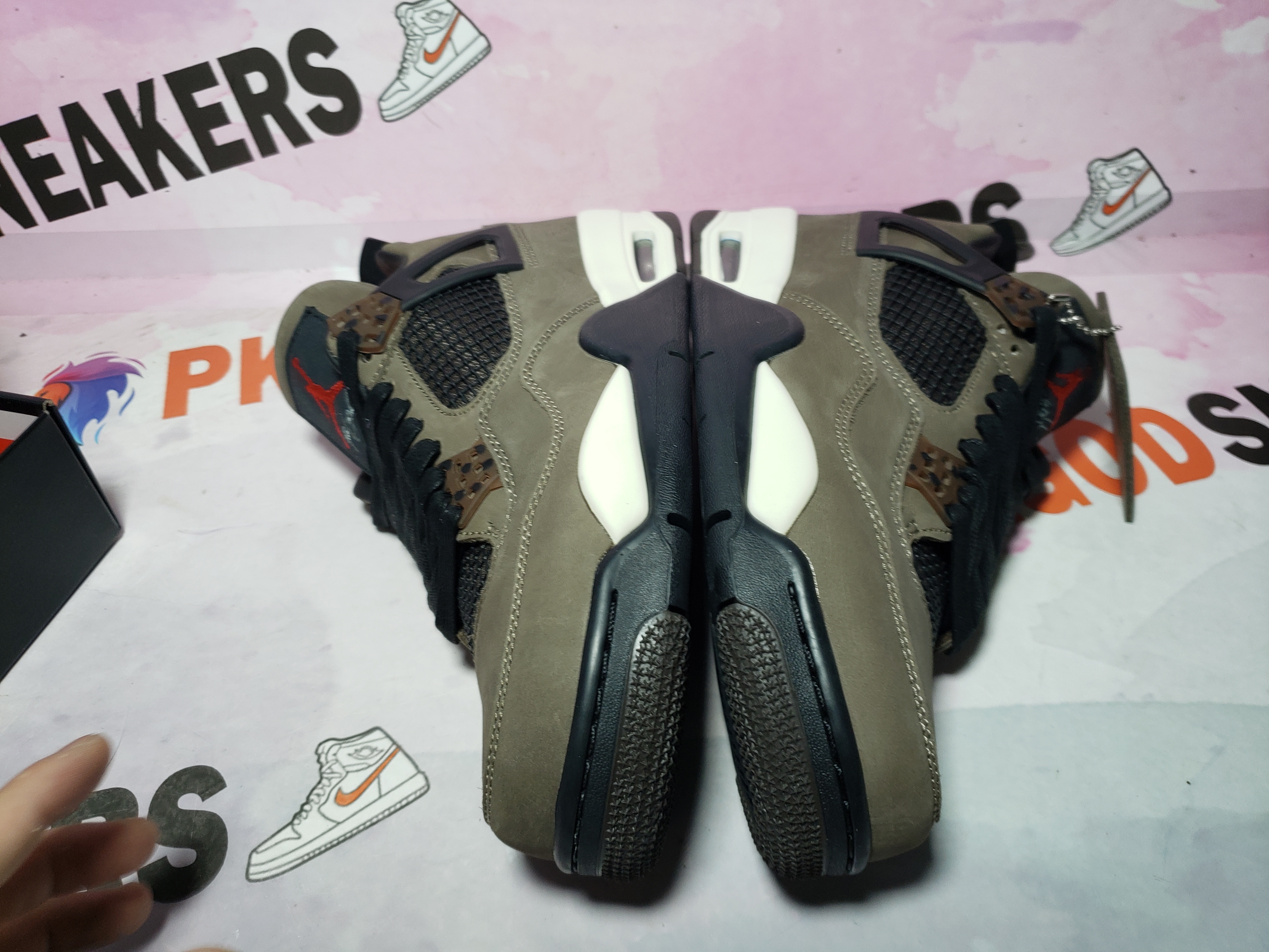 PKGoden Jordan 4 Retro Travis Scott Brown AJ4-882335