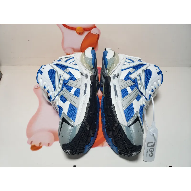 PKGoden Balenciaga 7th Runner White Blue 677402W3RB34912