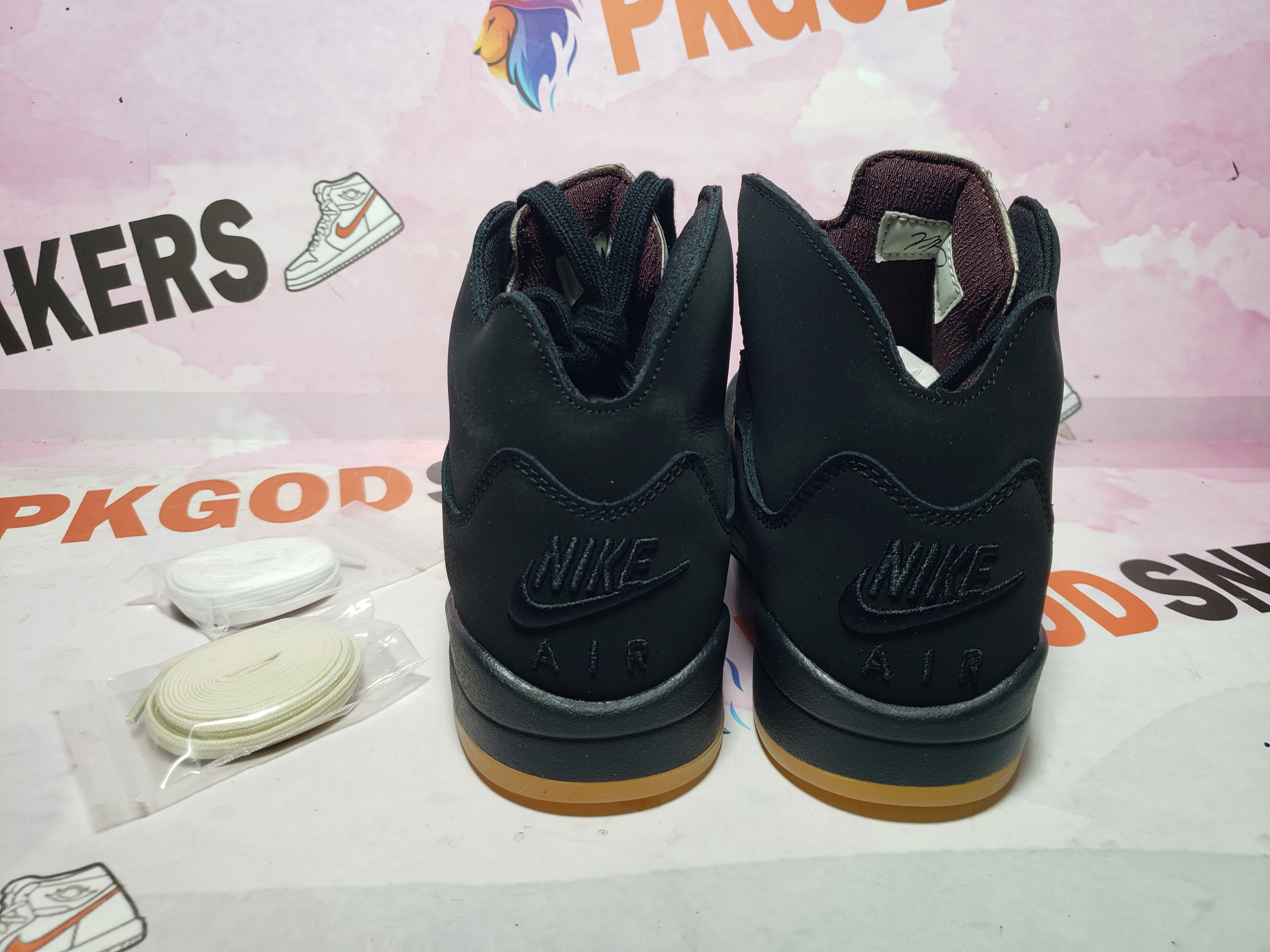 PKGoden A Ma Maniére x Air Jordan 5 Black FD1330-001 