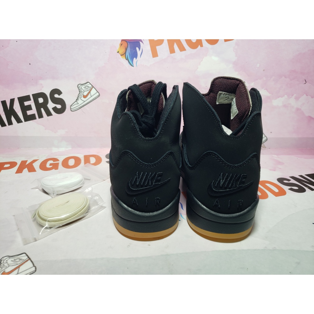 PKGoden A Ma Maniére x Air Jordan 5 Black FD1330-001 