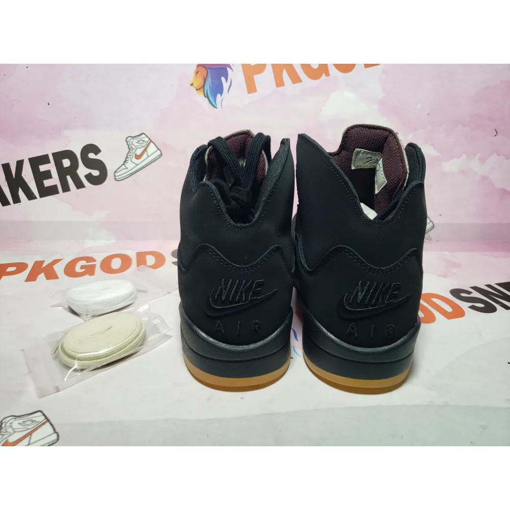 PKGoden A Ma Maniére x Air Jordan 5 Black FD1330-001 