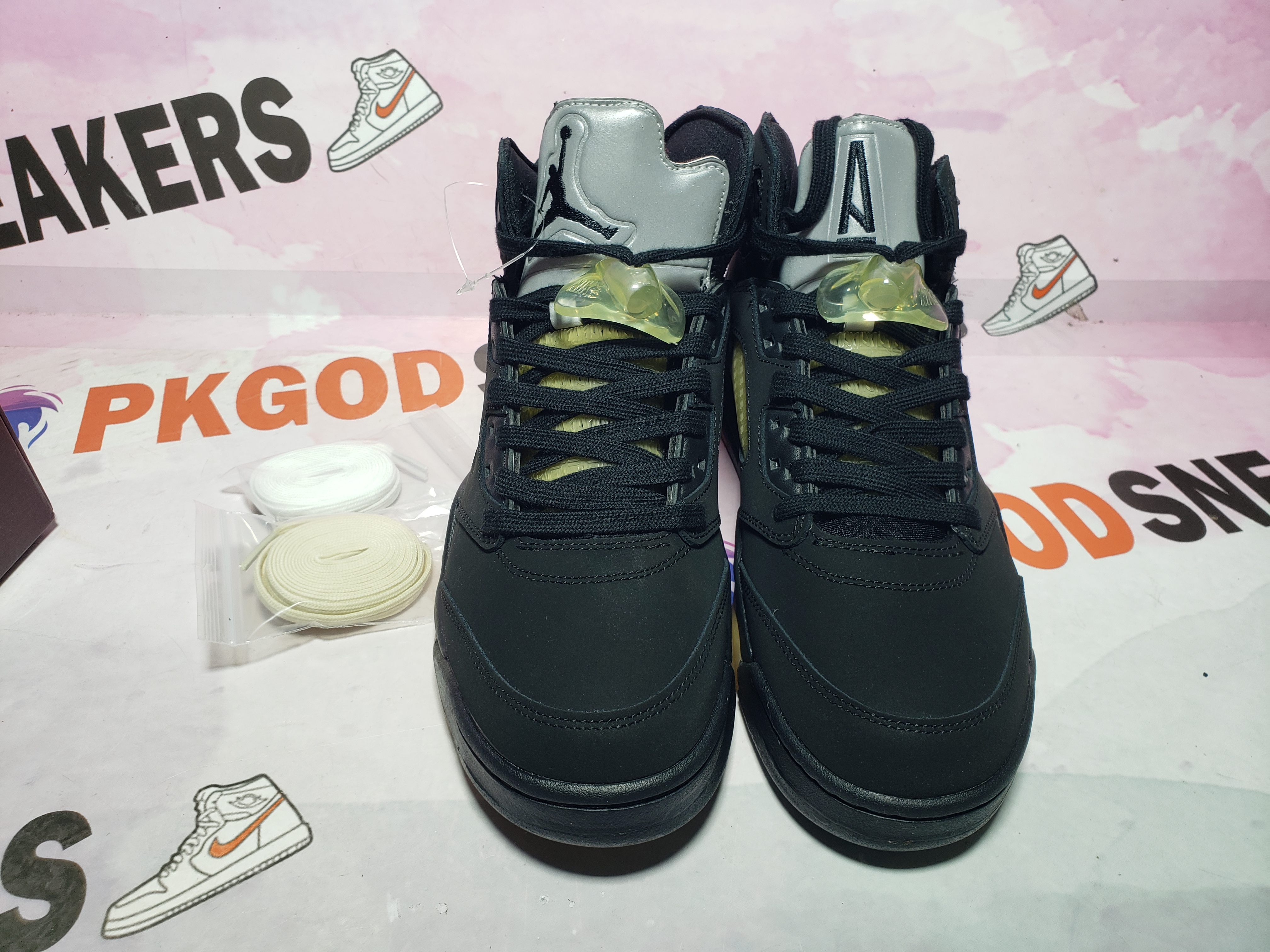 PKGoden A Ma Maniére x Air Jordan 5 Black FD1330-001 