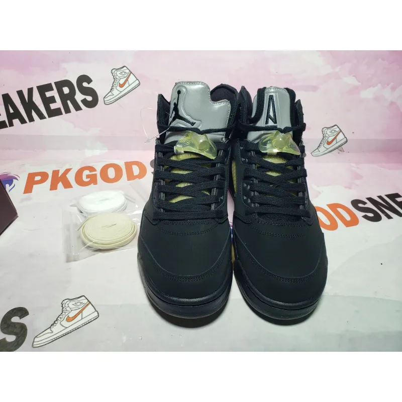 PKGoden A Ma Maniére x Air Jordan 5 Black FD1330-001 
