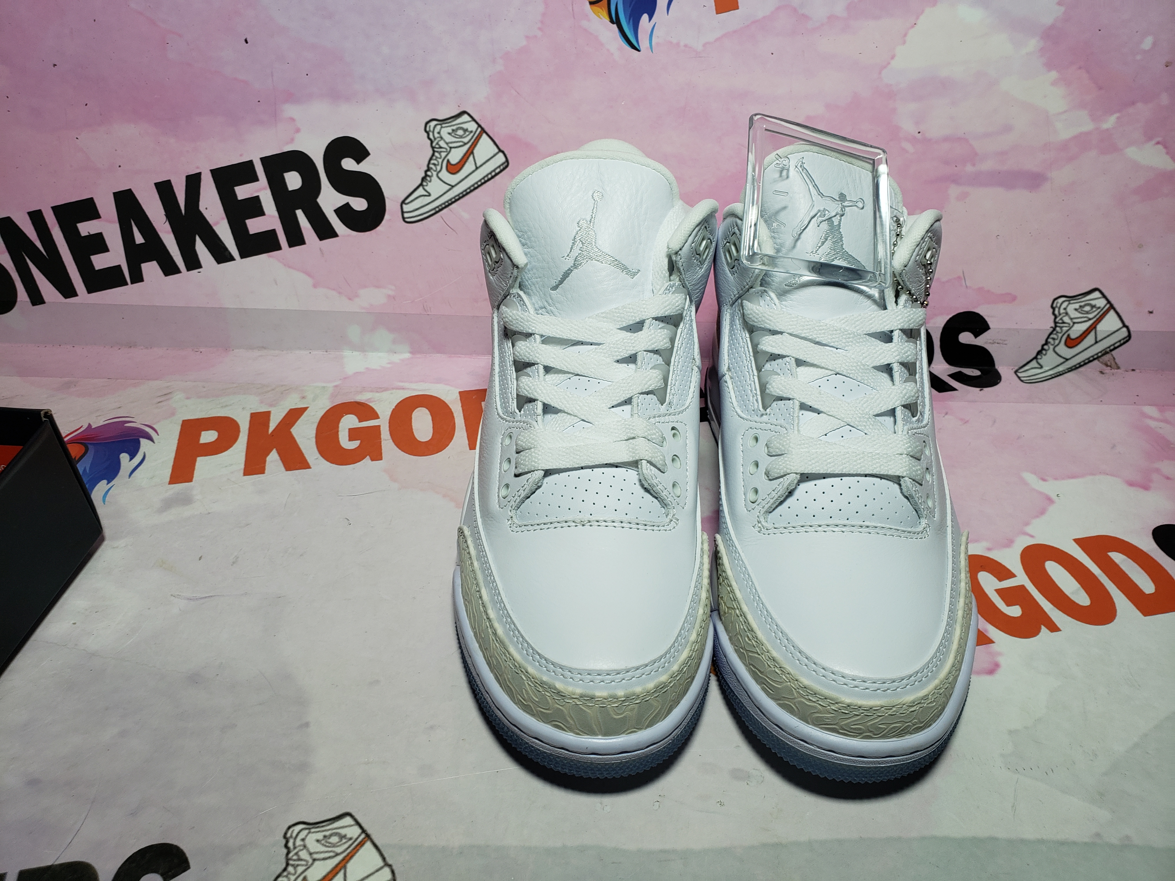 PKGoden Air Jordan 3 Retro Pure White (2018) 136064-111